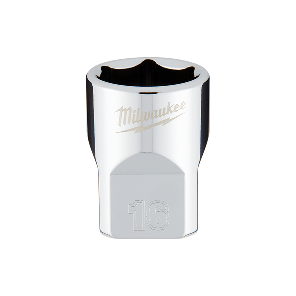 Milwaukee 3/8in Drive 16mm Metric 6-Point Standard Socket 45349086