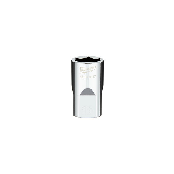 Milwaukee 1/2in Drive 16mm Metric 6-Point Standard Socket 45349117