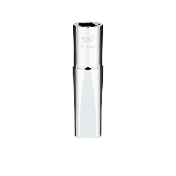 Milwaukee 1/2in Drive 14mm Metric 6-Point Deep Socket 45349138
