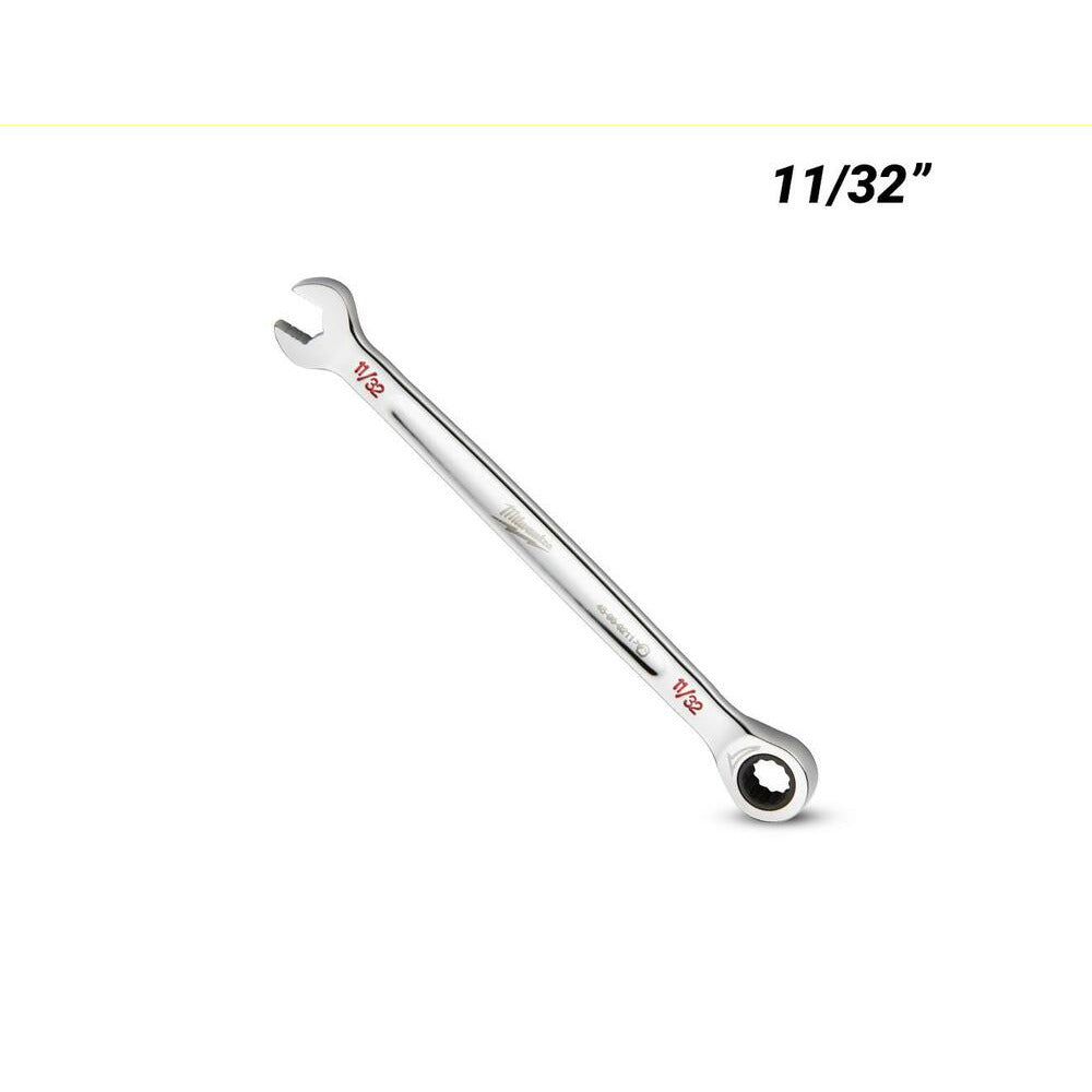 Milwaukee 45969211 11/32" SAE Ratcheting Combination Wrench