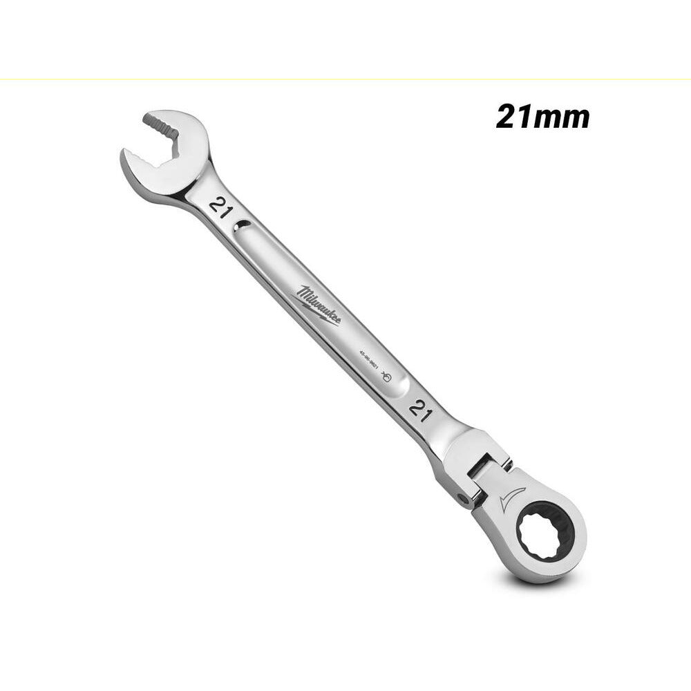 Milwaukee 45969621 21mm Metric Flex Head Ratcheting Combination Wrench