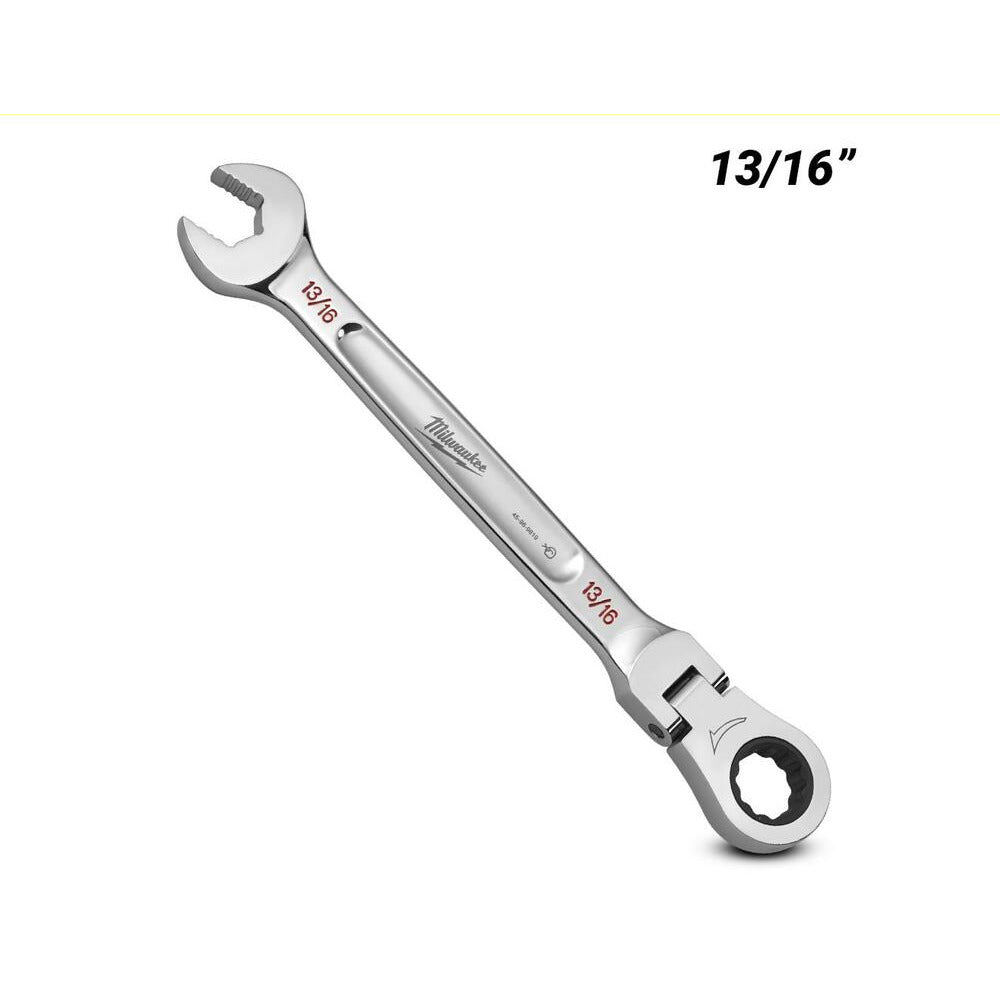 Milwaukee 45969819 13/16" SAE Flex Head Ratcheting Combination Wrench