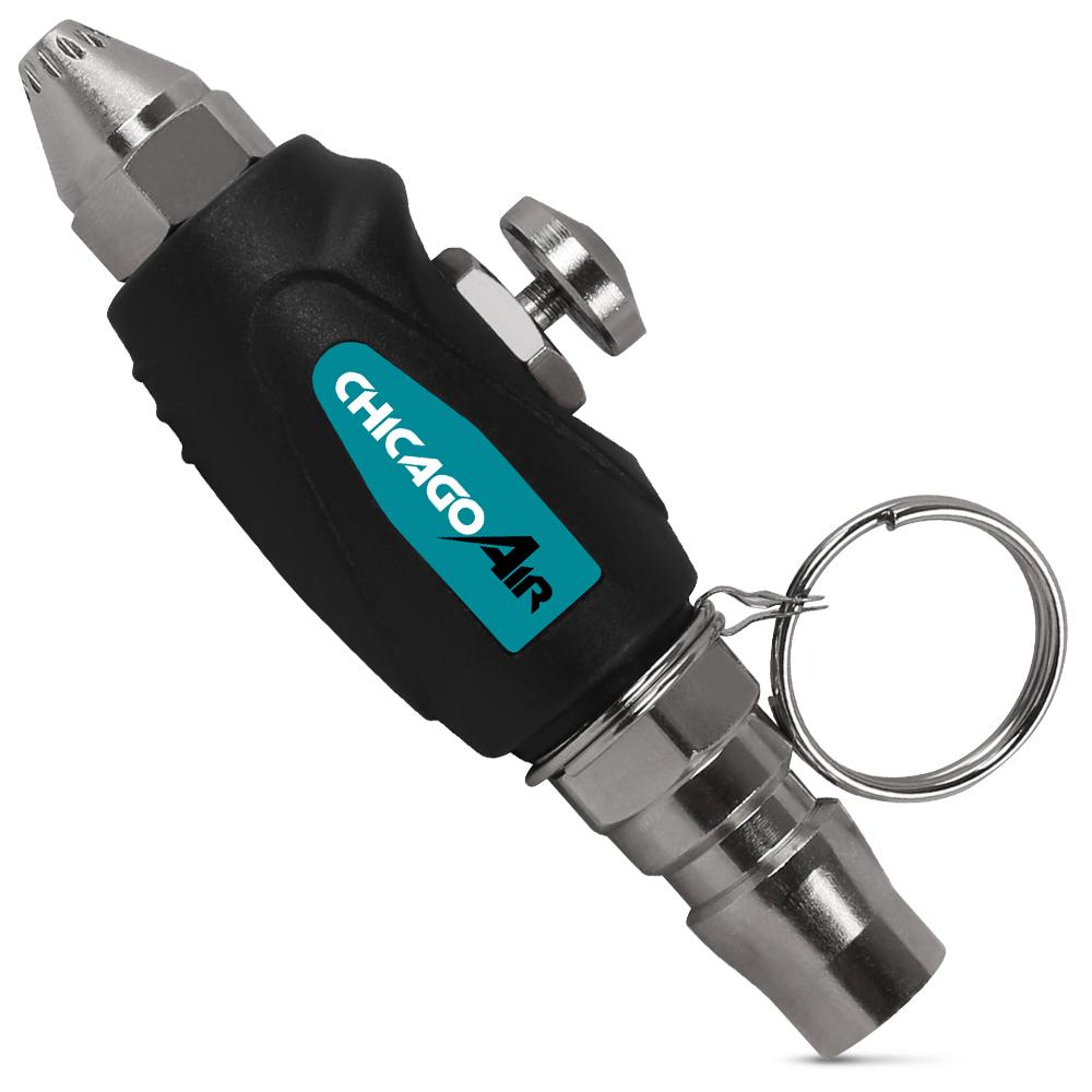 Chicago Air CGUN003 1/4" Nitto Air Fitting Mini Air Blow Gun With Safety Ring