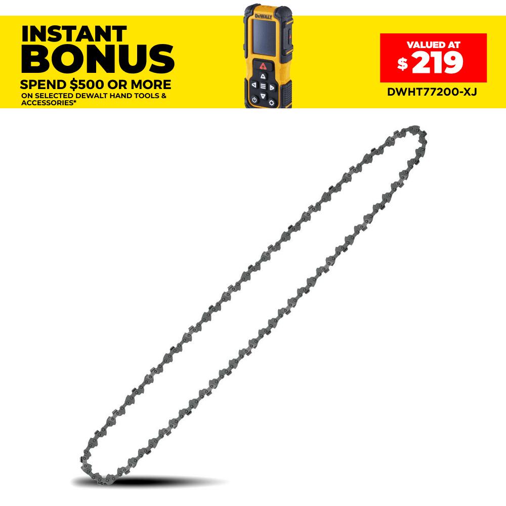 DeWalt DT20690-QZ 500mm (19") Chainsaw Replacement Chain to Suit DCMCS575