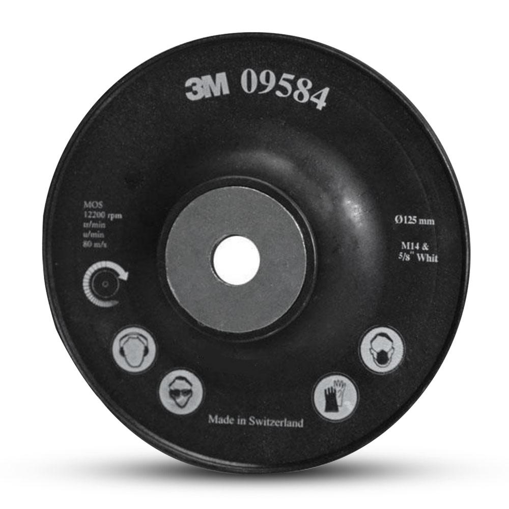 3M XC003410047 (09584) 125mm Fibre Disc Ribbed Back Up Pad