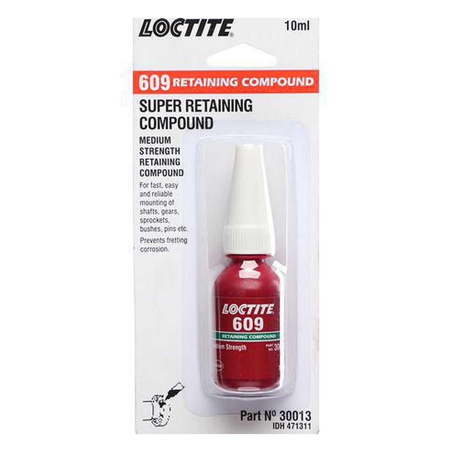 Loctite 609 Medium Strength Retaining Compound 10ml