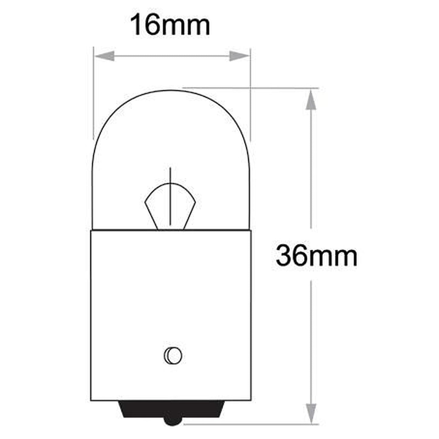 Narva R5W Bayonet BA15s Globe 24V 5W 47149BL