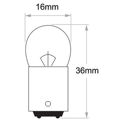 Narva R5W Bayonet BA15d Globe 24V 5W 47150