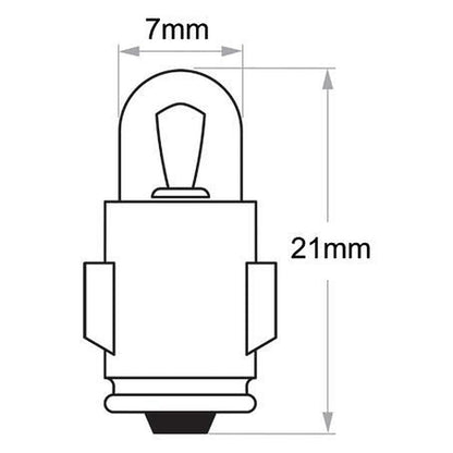 Narva Bayonet BA7s Globe 24V 3W 47283