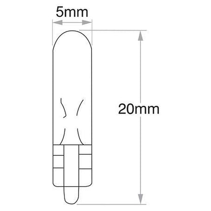 Narva W1.2W Wedge W2x4.6d Globe 12V 1.2W 47286