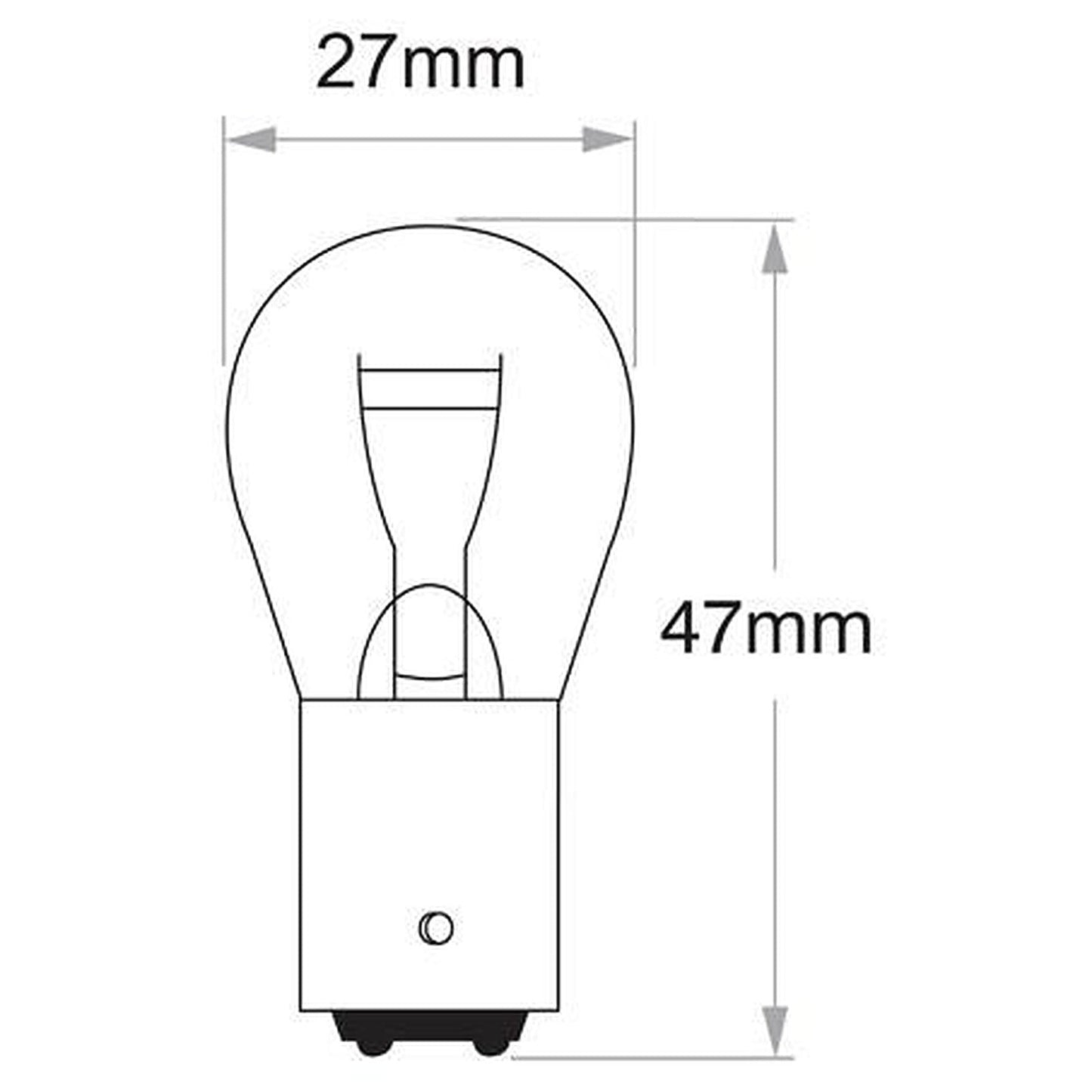 Narva Bayonet BA15d Globe 12V 20/5W 47381