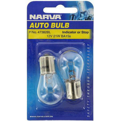 Narva Bayonet Ba15S Globe 12V 21W 47382BL