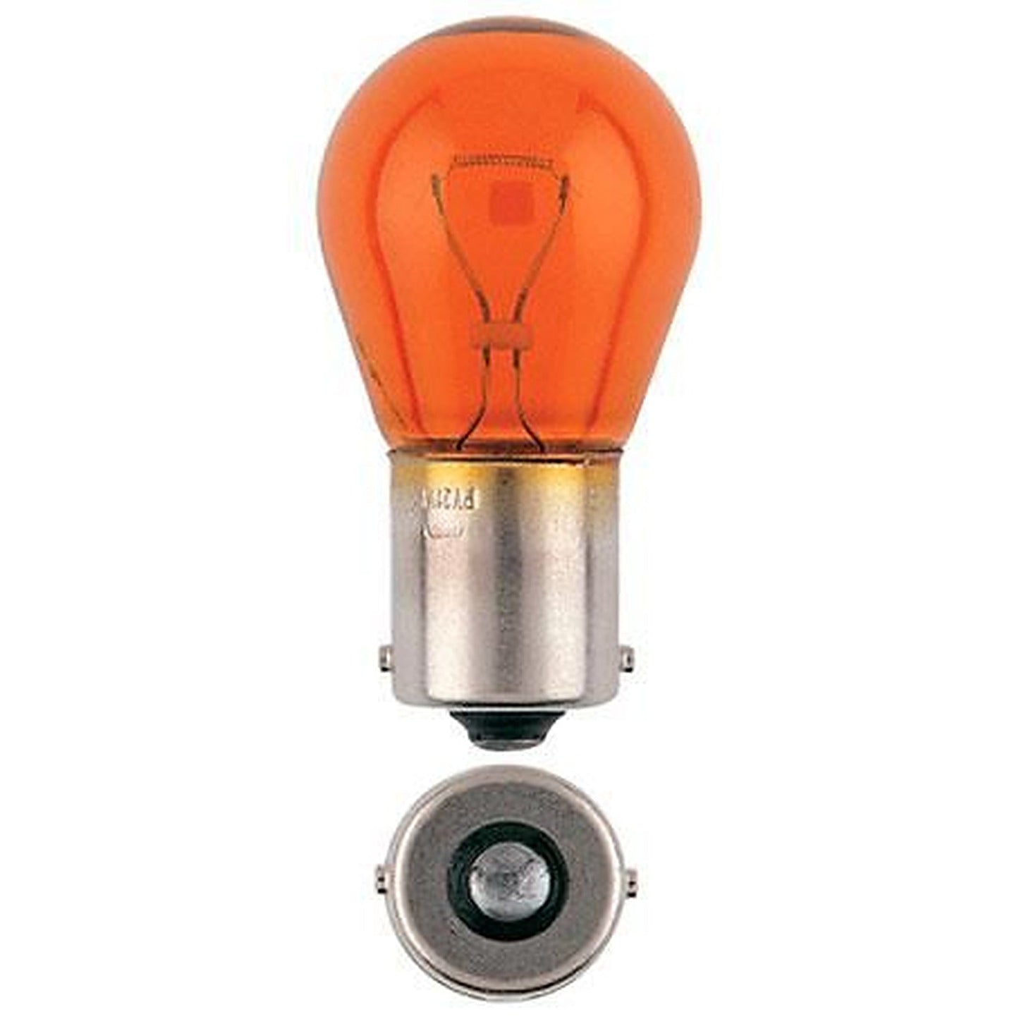 Narva Bayonet BA15s Amber Globe 12V 21W 47383