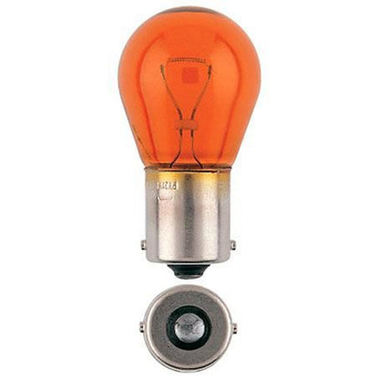 Narva Bayonet BA15s Amber Globe 12V 21W 47383