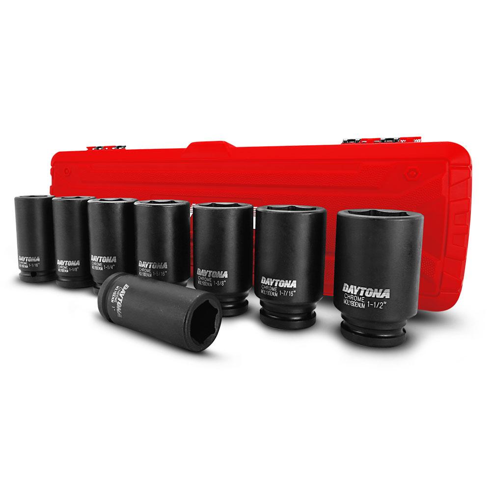 Daytona D349I 9pce 3/4" Drive Deep Impact 1"- 1-1/2" Imperial Socket Set