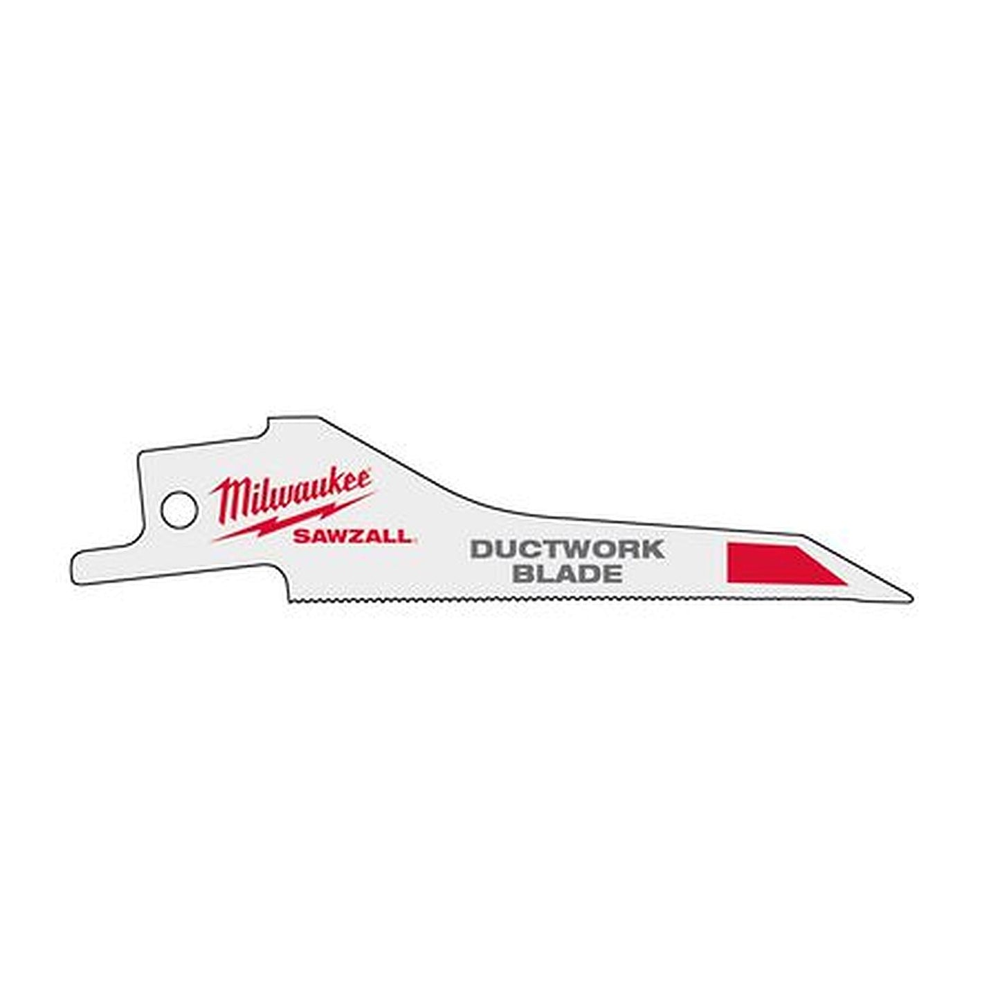 Milwaukee SAWZALL Ductwork Blade 85mm 30TPI — 5 Pack 48001630