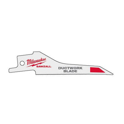 Milwaukee SAWZALL Ductwork Blade 85mm 30TPI — 5 Pack 48001630