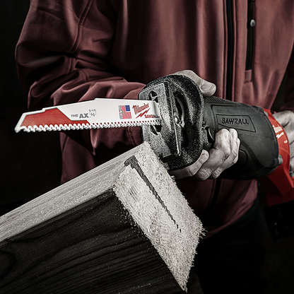 Milwaukee SAWZALL The AX 230mm 9in 5TPI Blade 5 Pack 48005026