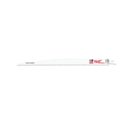 Milwaukee SAWZALL Thin Kerf Multi-Material 300mm 12in 8/12TPI Blade 5 Pack 48005094