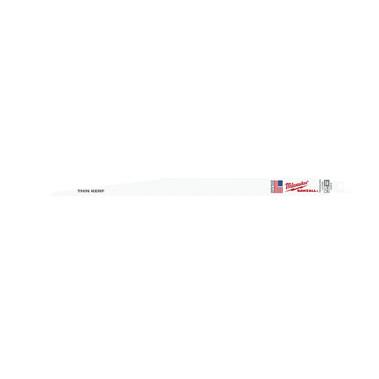 Milwaukee SAWZALL Thin Kerf Multi-Material 300mm 12in 8/12TPI Blade 5 Pack 48005094