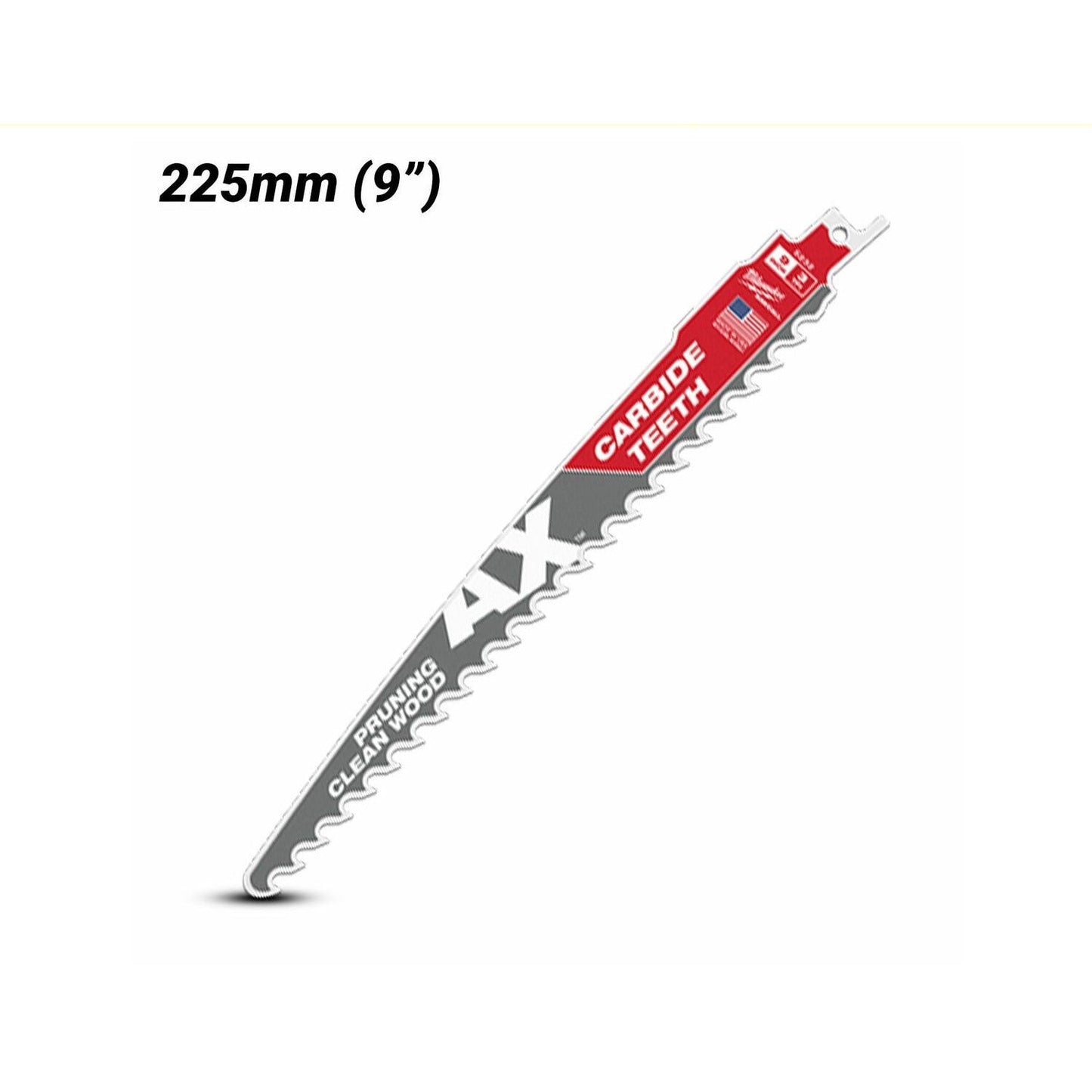 Milwaukee 48005232 225mm (9") 3TPI SAWZALL The AX with Carbide Teeth Pruning Blade