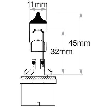Narva H27 PGJ13 Globe 12V 27W 48042BL