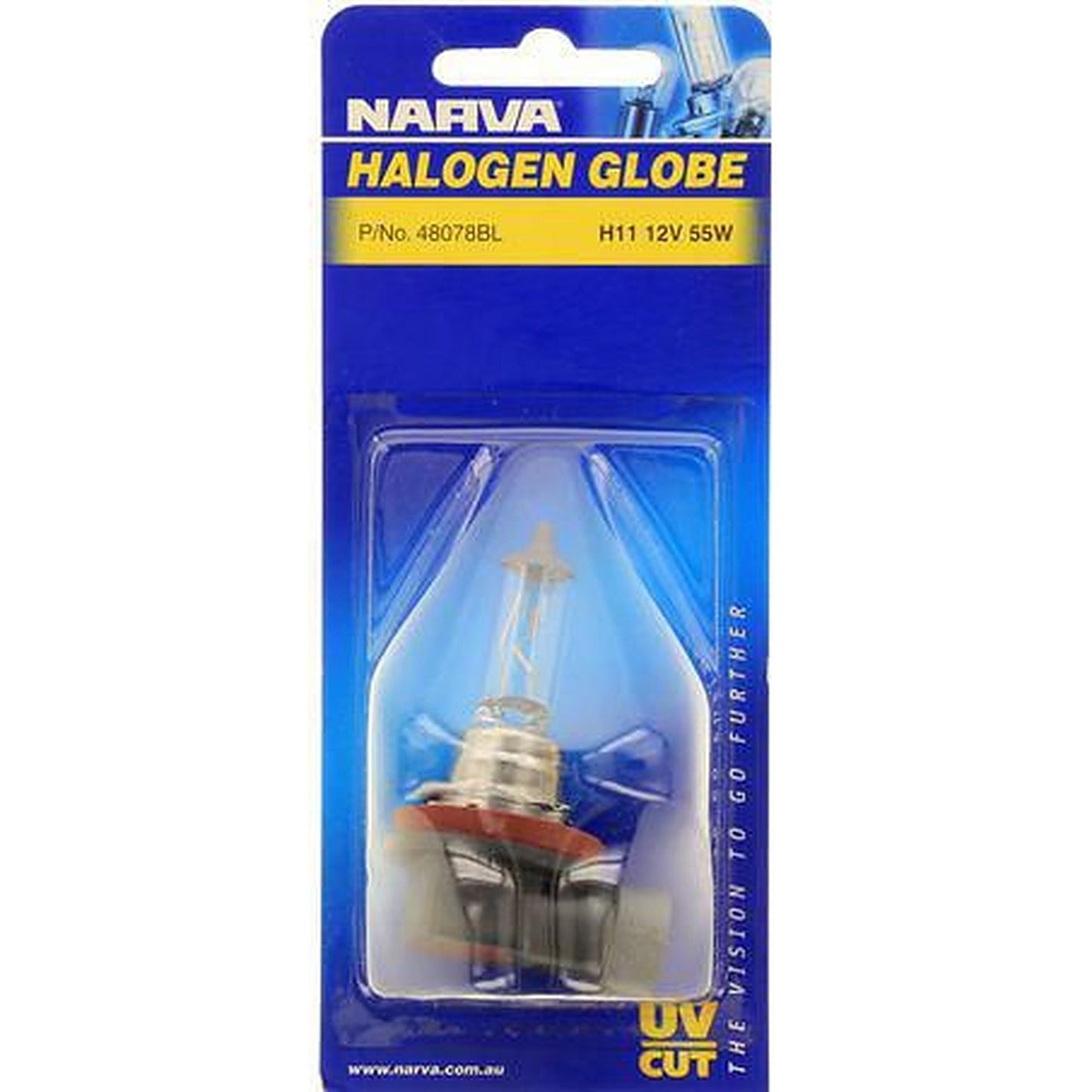 Narva H11 Headlight Bulb Pgj192 12V 55W 1 Pce 48078BL