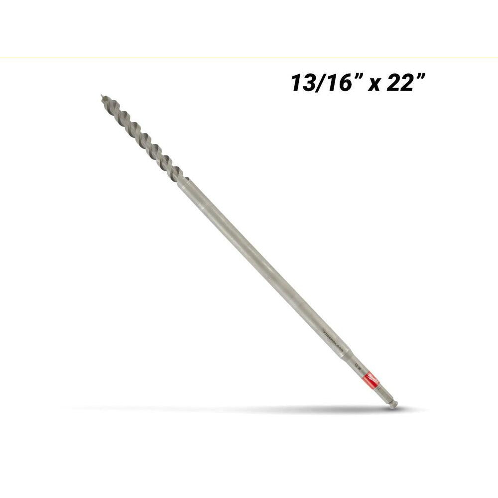 Milwaukee 48137807 13/16" x 22" SHOCKWAVE Impact Duty  Linemans Fiberglass Drill Bit