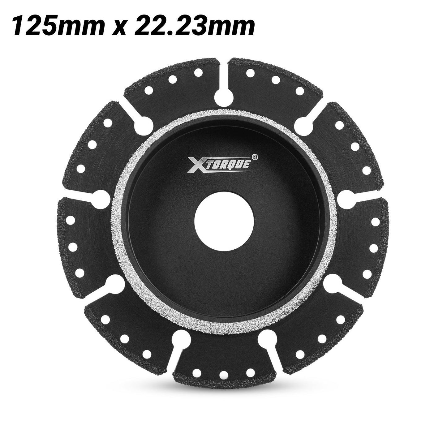 Xtorque XDCW125 125mm x 22.23mm Diamond Cutting and Chamfering Wheel
