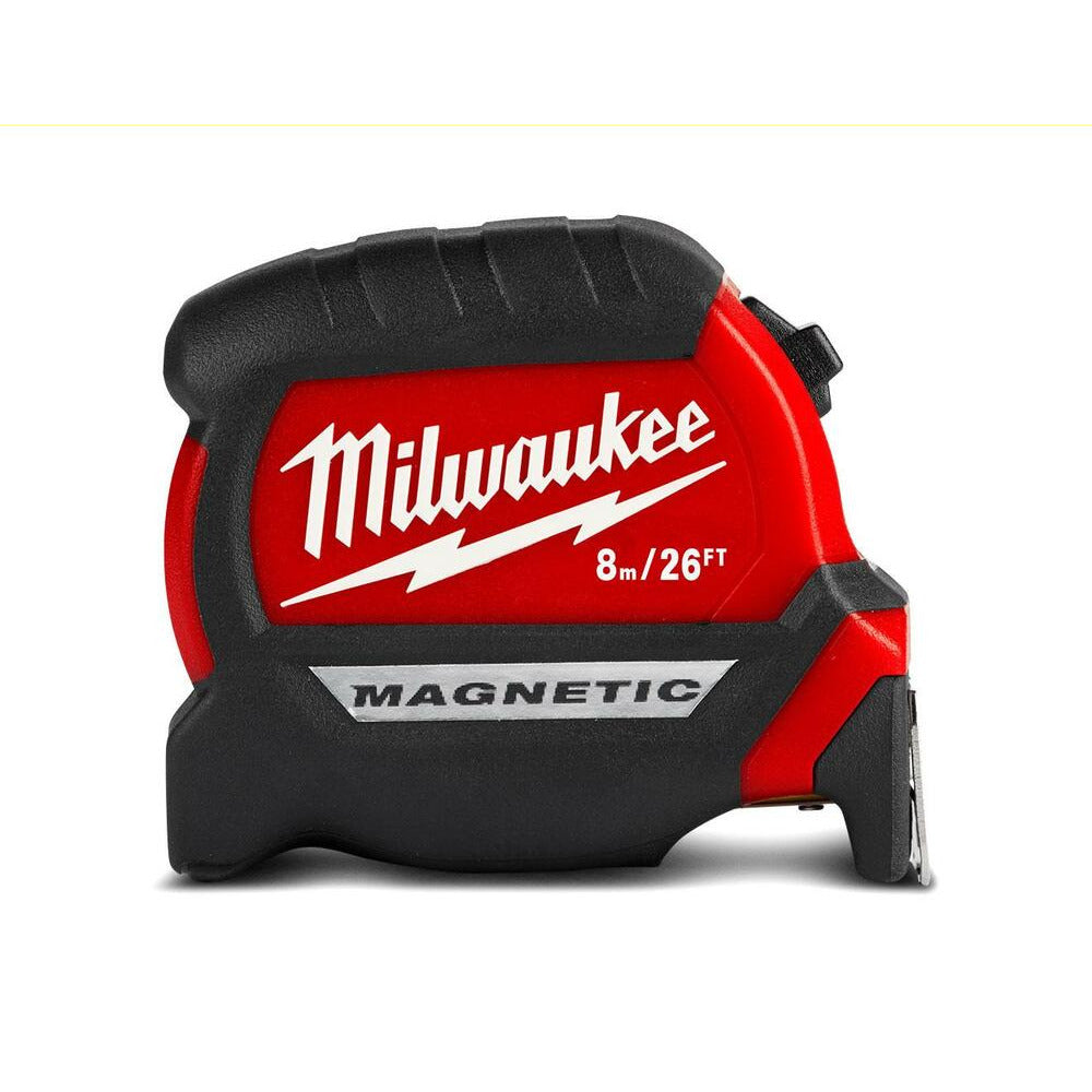 Milwaukee 48220526 8m/26ft Compact Magnetic Tape Measure