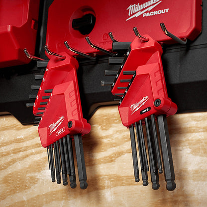 Milwaukee 22PC SAE/Metric L-Style with Ball End Hex Key Set 48222187