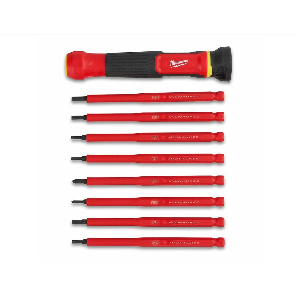 Milwaukee 48222217 8-in-1 1000V Insulated Precision Multi-Bit Screwdriver