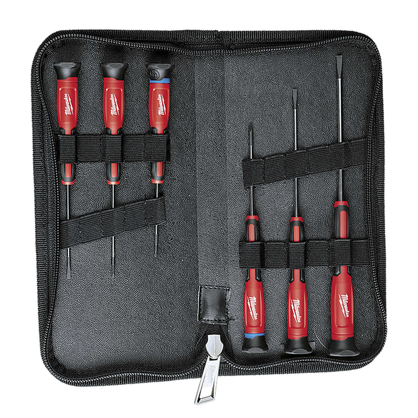 Milwaukee 6 Piece Precision Screwdriver Set with Case 48222606