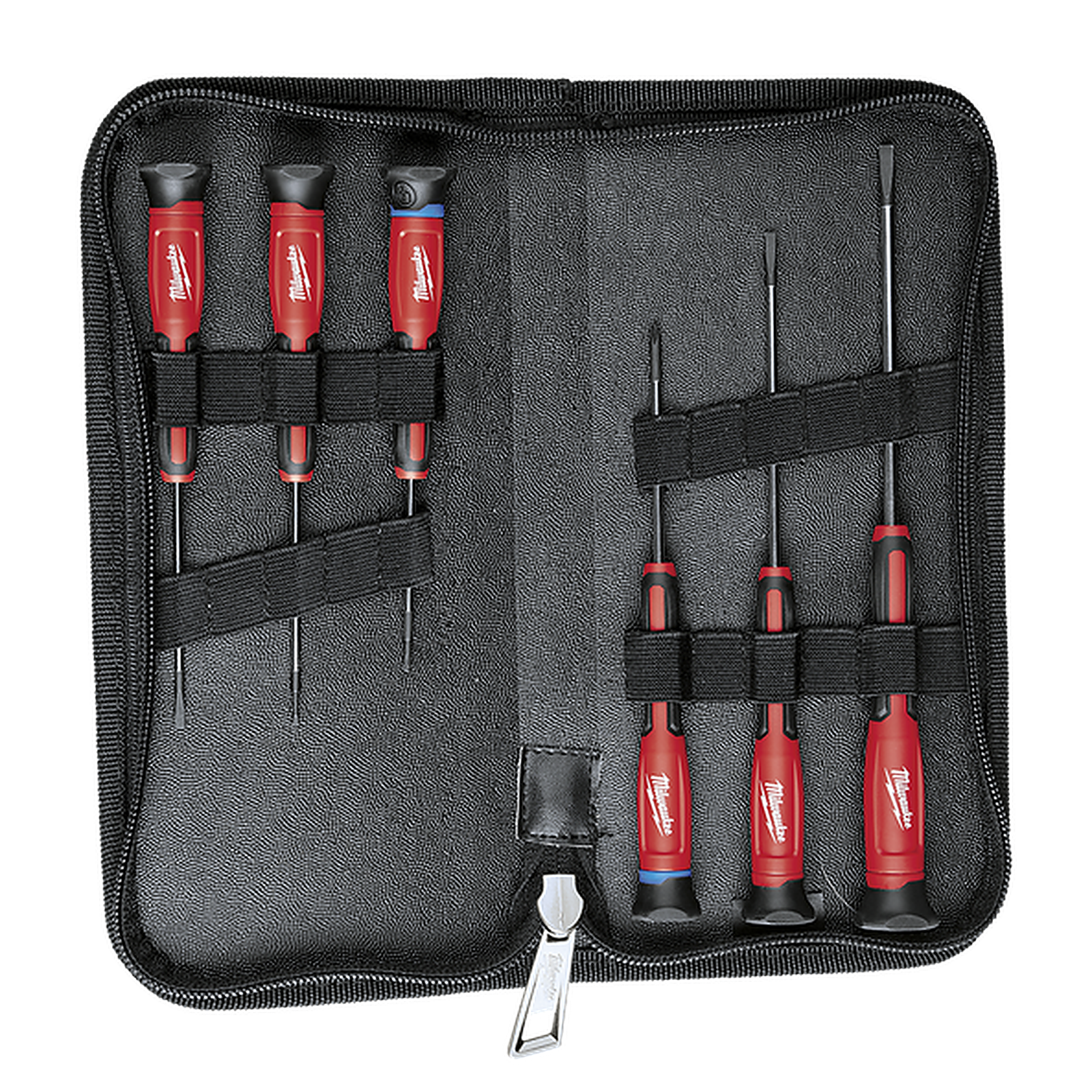 Milwaukee 6 Piece Precision Screwdriver Set with Case 48222606