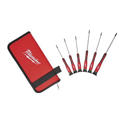 Milwaukee 6 Piece TORX Precision Screwdriver Set with Case 48222610