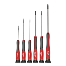Milwaukee 6 Piece TORX Precision Screwdriver Set with Case 48222610