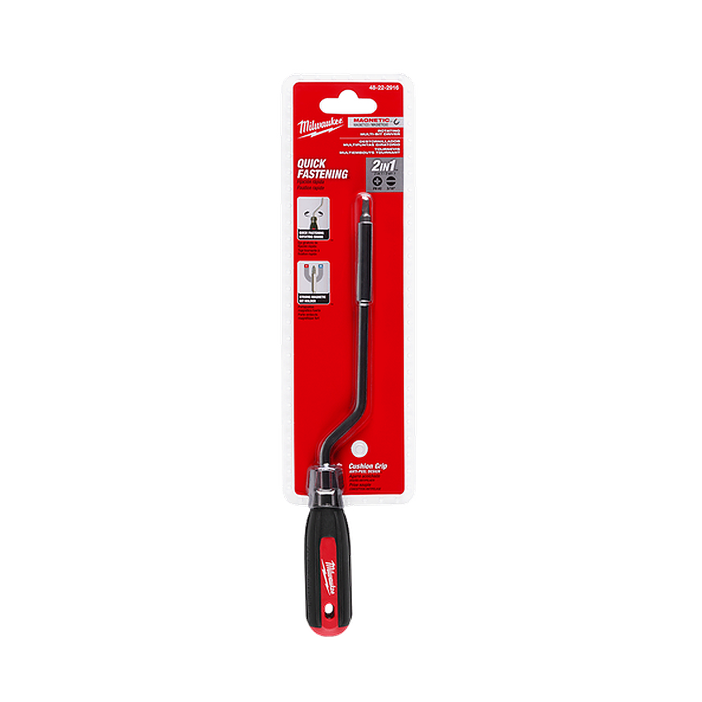 Milwaukee 2-in-1 Rotating Multi-Bit Screwdriver 48222916