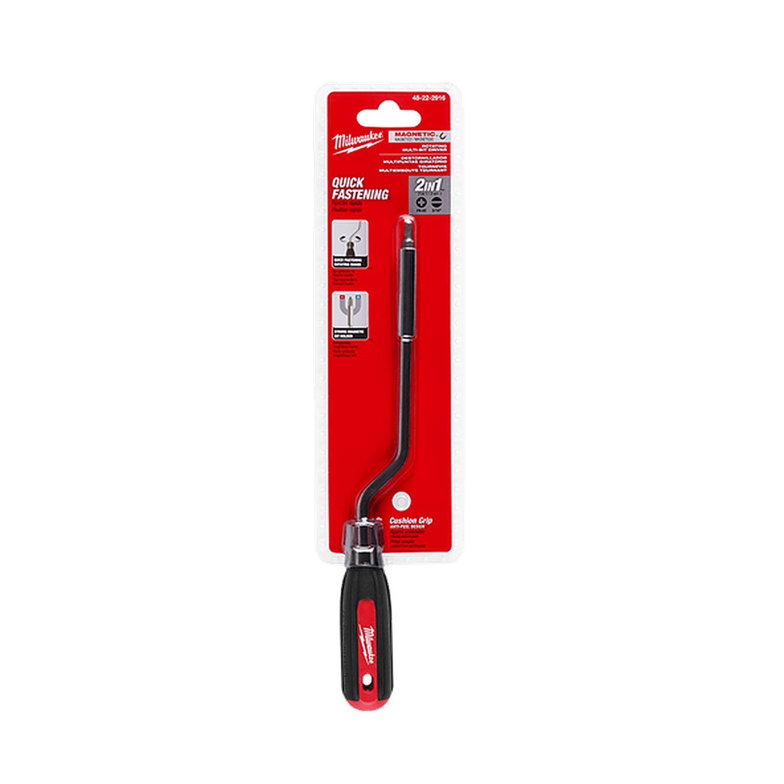 Milwaukee 2-in-1 Rotating Multi-Bit Screwdriver 48222916