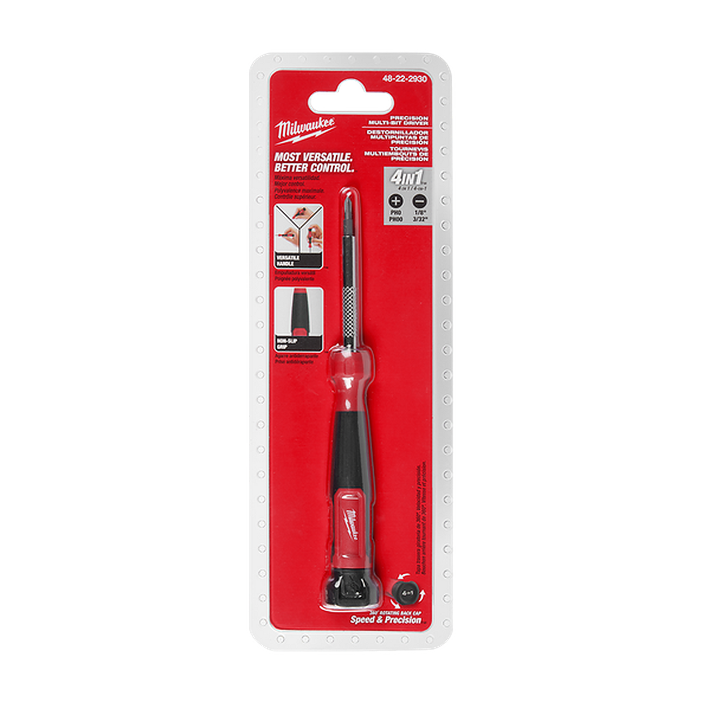 Milwaukee 4-in-1 Precision Multi-Bit Screwdriver