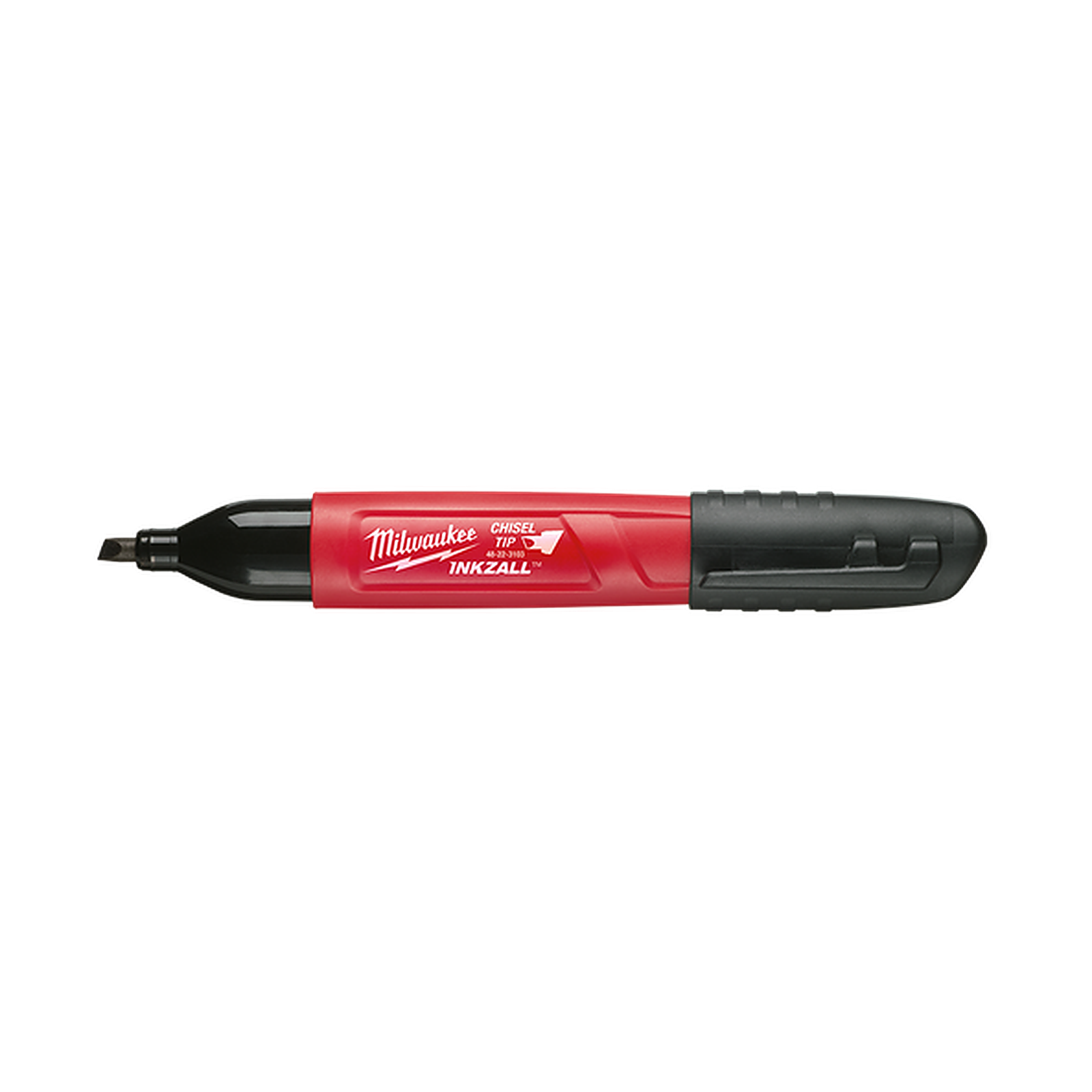 Milwaukee INKZALL Black Chisel Tip Markers (36 Pk)