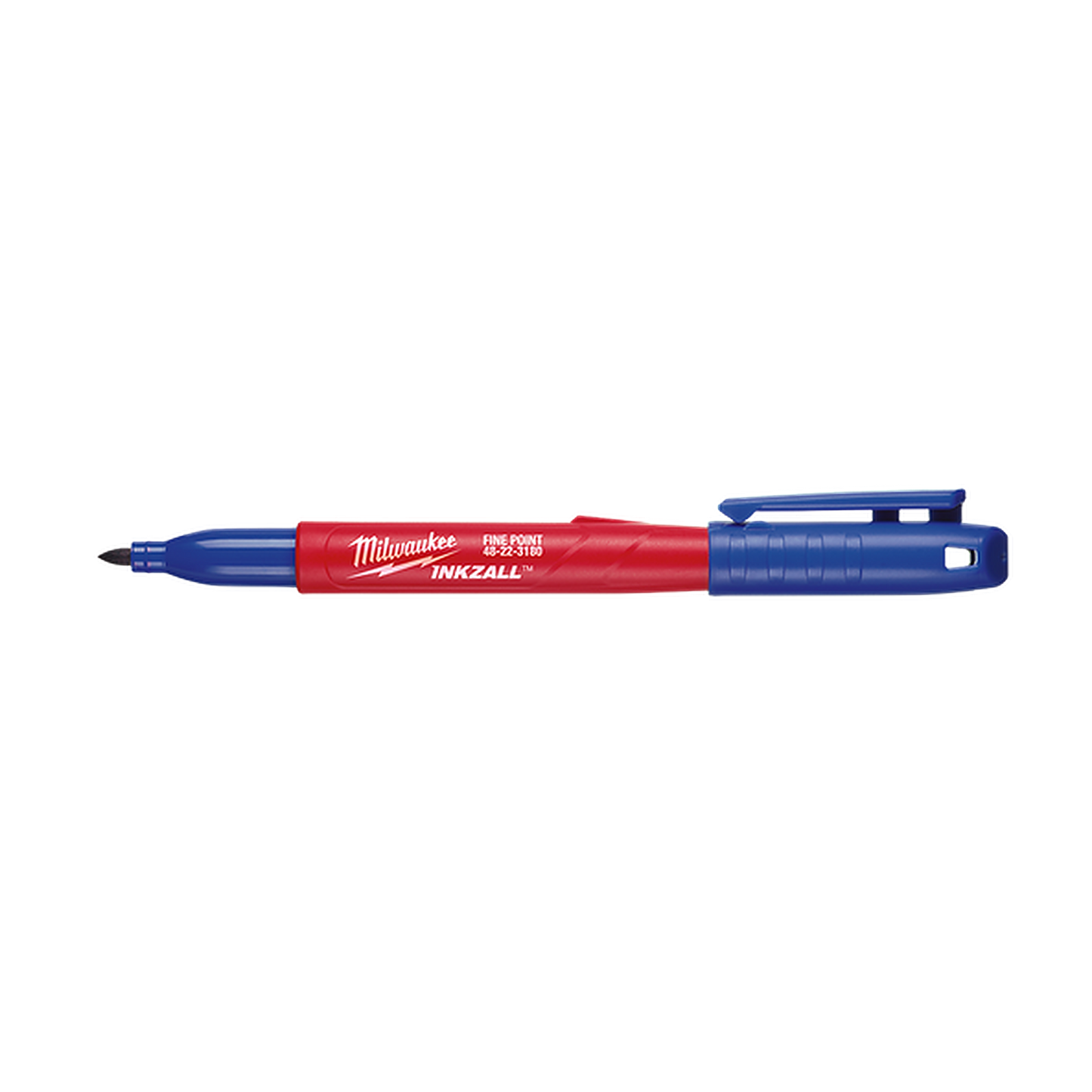 Milwaukee INKZALL Blue Fine Point Markers (36 Pk)