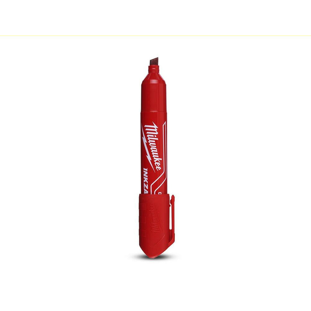 Milwaukee 48223256 INKZALL Red Large Chisel Tip Marker