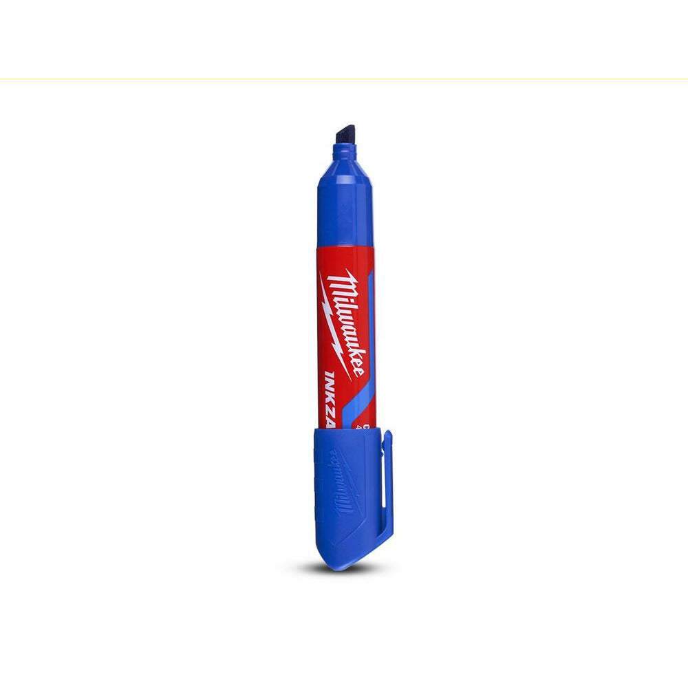 Milwaukee 48223257 INKZALL Blue Large Chisel Tip Marker