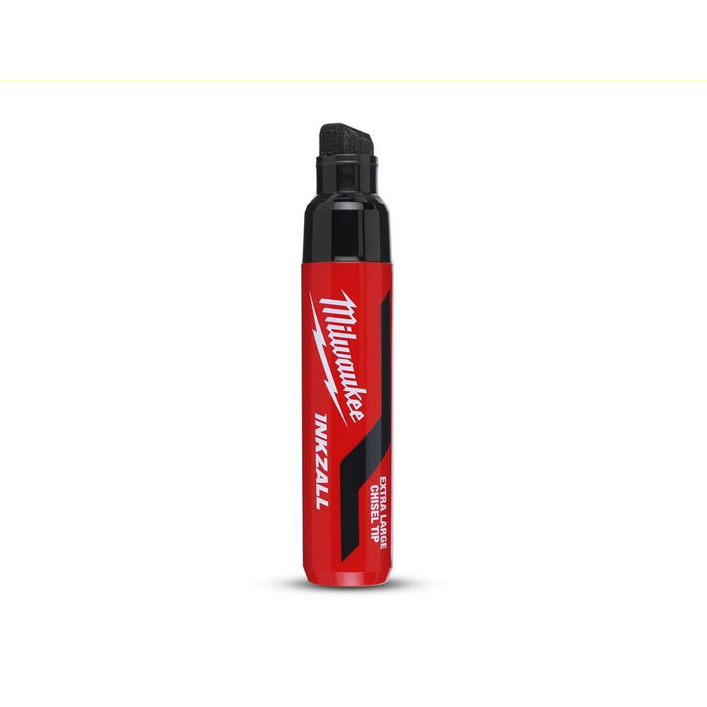 Milwaukee 48223260 INKZALL Black Extra Large Chisel Tip Marker HS