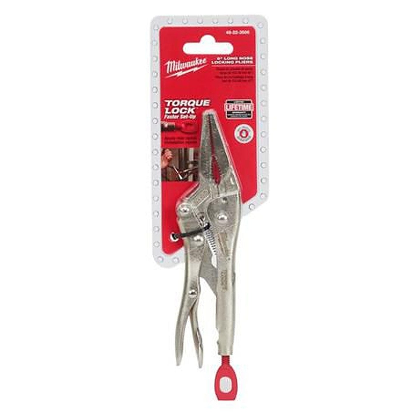 Milwaukee 152mm (6in) TORQUE LOCK Long Nose Locking Pliers 48223506