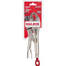 Milwaukee 254mm (10in) TORQUE LOCK Maxbite Curved Jaw Locking Pliers with Durable Grip 48223610