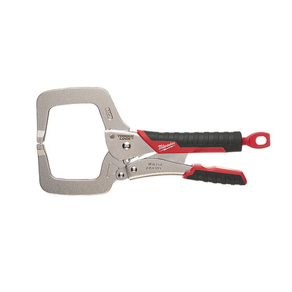 Milwaukee 279mm (11in) TORQUE LOCK C-Clamp Locking Pliers Regular Jaws with Durable Grip 48223631