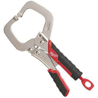 Milwaukee 152mm (6in) TORQUE LOCK C-Clamp Locking Pliers Regular Jaws with Durable Grip 48223632