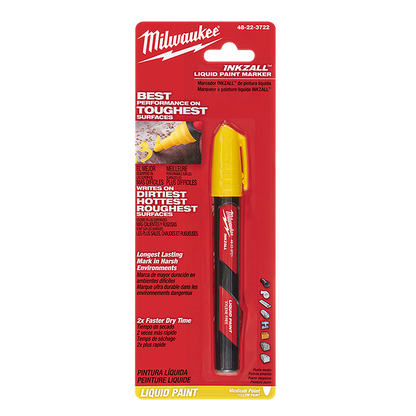 Milwaukee INKZALL Yellow Paint Marker (1 Pk)