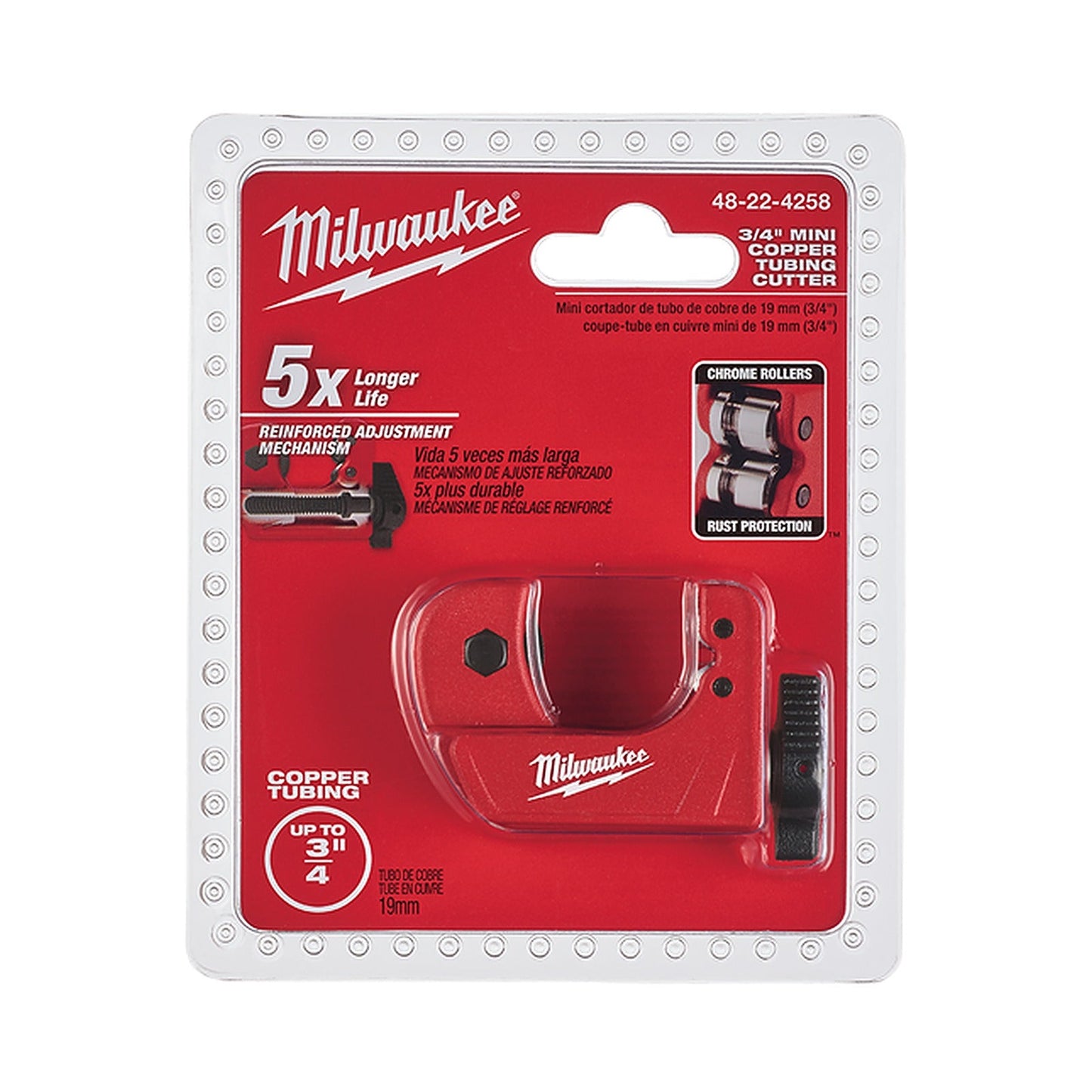 Milwaukee Mini Copper Tubing Cutter 19mm (3/4in) 48224258